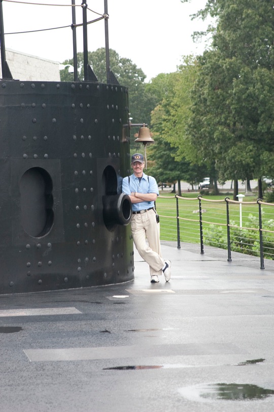 Paul Sherbo at the USS Monitor