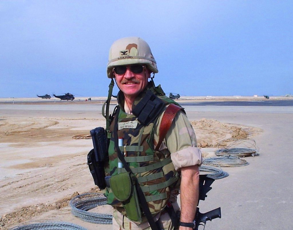 Paul Sherbo in Iraq